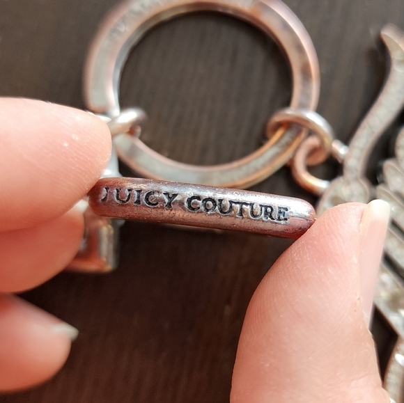 VTG Juicy Couture Keychain Key Fob Purse Charm - Picture 4 of 4
